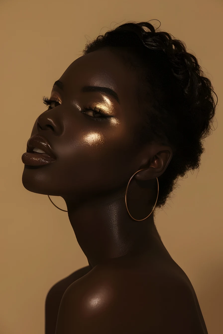 Skinbooster - Hidratação cutânea - glowing-african-beauty-elegant-portrait